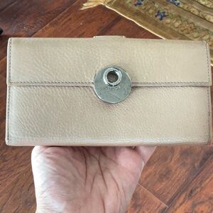 GUCCI $675 Wallet with Silver Accent